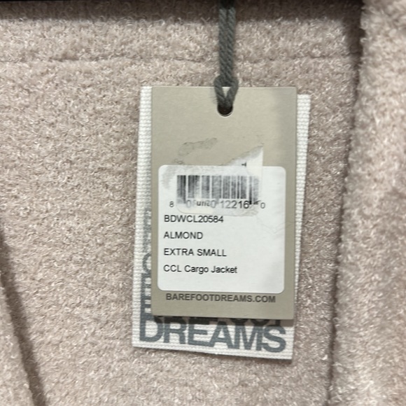 Barefoot Dreams - CozyChic Lite Cargo Jacket in Almond NWT - Picture 6 of 8